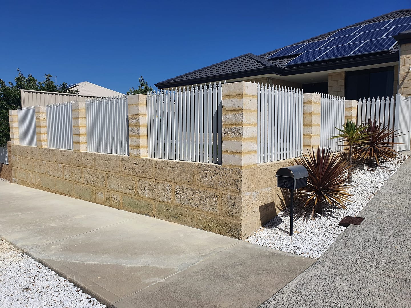 Fencing Limestone Walls