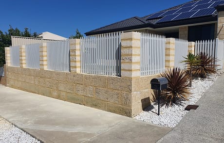 Fencing Limestone Walls